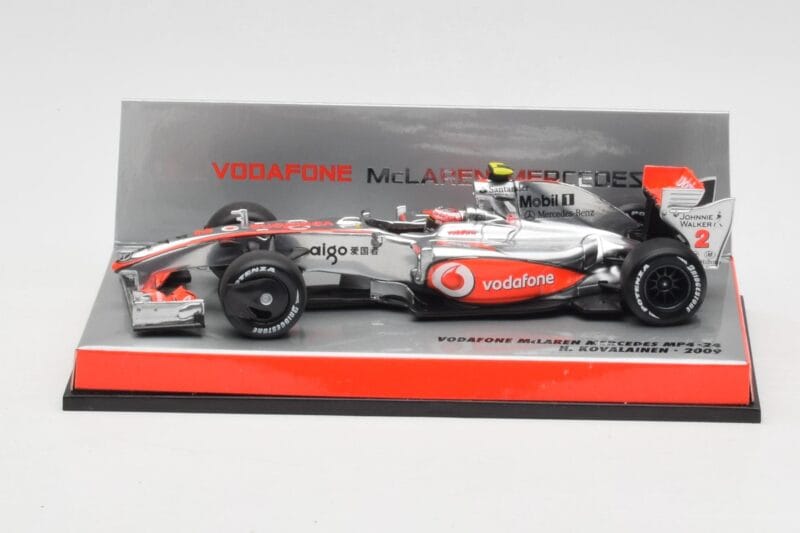McLaren Mercedes MP4-24 #2 H. Kovalainen Race Car 2009 Minichamps 1:43 503094302 Druckguss