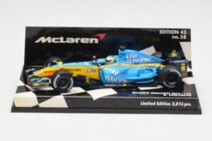 McLaren MP4-19B #5 D. Coulthard F1 2004 Minichamps 1:43 530044315 Druckguss