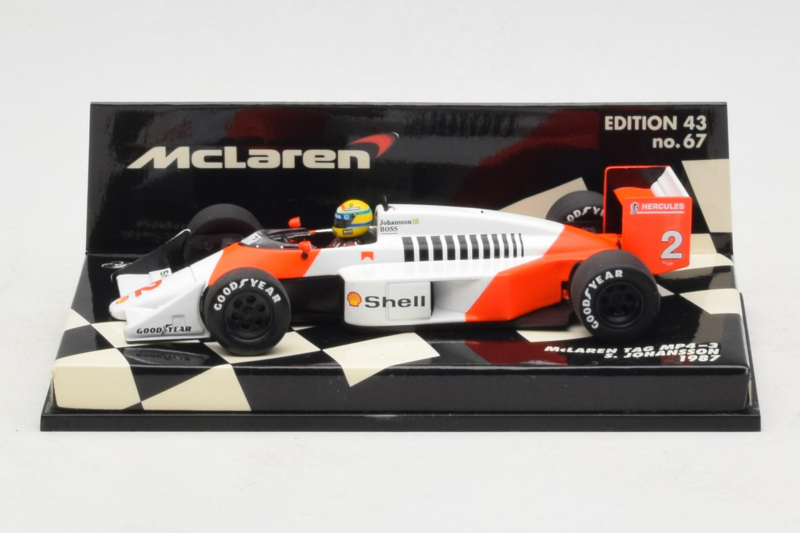 McLaren MP4/3 TAG #12 S. Johansson F1 1987 Minichamps 1:43 530874302 Druckguss