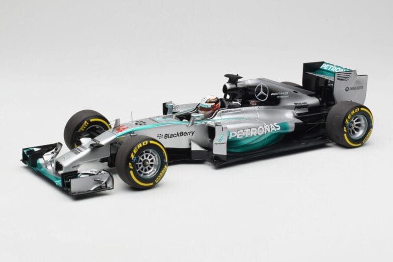 Mercedes AMG Petronas W05 #44 L. Hamilton F1 World Champion 2014 Minichamps 1:18 186140044 Druckguss