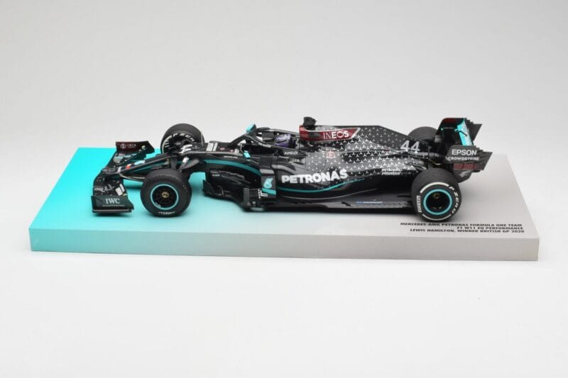 Mercedes AMG Petronas W11 #44 L. Hamilton Winner British GP 2020 Minichamps 1:18 113200444 Druckguss