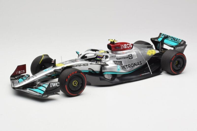 Mercedes AMG W13 E Performance Petronas #44 L. Hamilton Spanish GP 2022 Minichamps 1:18 110220044 Druckguss