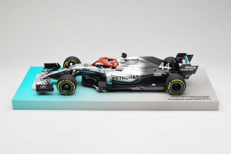 Mercedes AMG Petronas W10 EQ Power+ #44 L. Hamilton Monaco GP Winner 2019 Minichamps 1:18 113906644 Resin