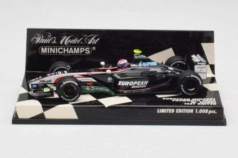 Minardi Cosworth PS03 M. Bobbi Test Car 2003 Minichamps 1:43 400030039 Druckguss