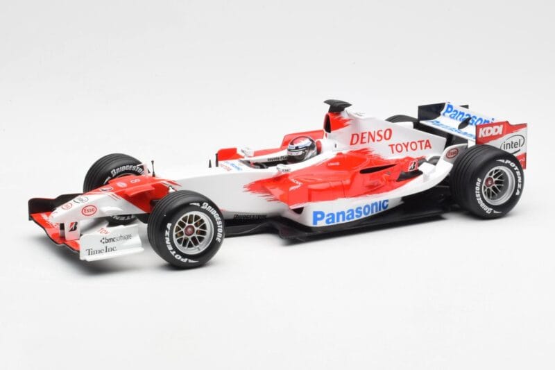Toyota TF106 Panasonic Toyota Racing J. Trulli F1 Presentation 2006 Minichamps 1:18 AM59554H Druckguss
