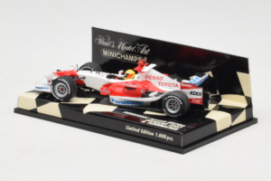 Toyota TF107 Panasonic #11 R. Schumacher Panasonic Toyota Racing Showcar 2007 Minichamps 1:43 400070081 Druckguss — Bild 3 von 5