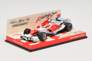 Panasonic Toyota Racing TF108 T. Glock F1 Showcar 2008 Minichamps 1:43 403080082 Druckguss — Bild 2 von 5