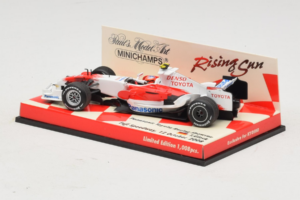 Panasonic Toyota Racing TF108 T. Glock F1 Showcar 2008 Minichamps 1:43 403080082 Druckguss — Bild 3 von 5