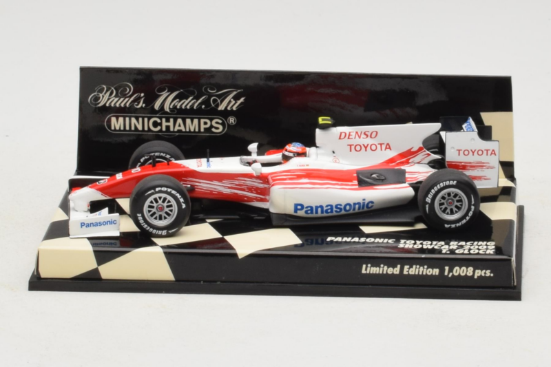 Toyota TF109 #10 T. Glock Panasonic Toyota Racing Showcar F1 2009 Minichamps 1:43 400090080 Druckguss