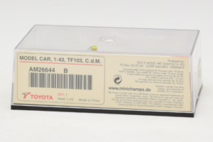 Toyota TF103 #21 C. da Matta Panasonic Toyota Racing F1 2003 Minichamps 1:43 AM26644B Druckguss — Bild 5 von 5
