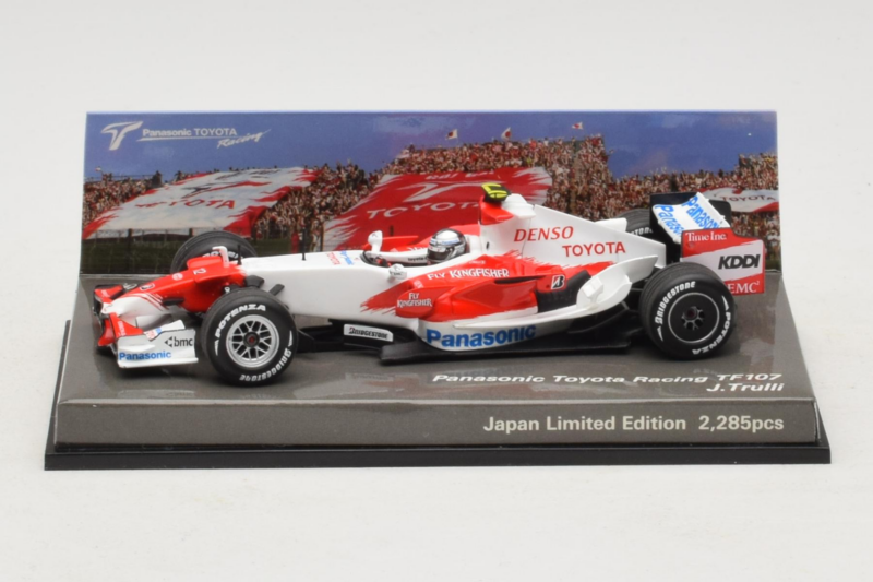 Toyota TF107 #12 J. Trulli Panasonic Toyota Racing Showcar F1 2007 Minichamps 1:43 AM60129 Druckguss