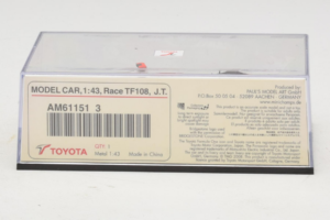 Toyota TF108 Panasonic #12 J. Trulli F1 2008 Minichamps 1:43 AM611513 Druckguss — Bild 4 von 5