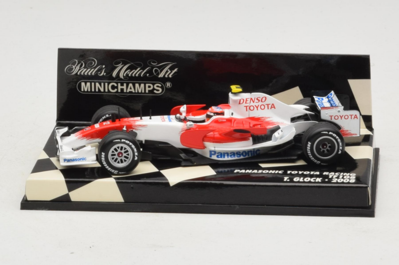 Toyota TF108 #11 T. Glock Panasonic Toyota Racing F1 2008 Minichamps 1:43 400080012 Druckguss