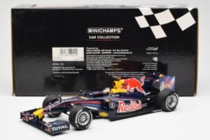 Red Bull Racing Renault RB5 #5 S. Vettel Showcar 2010 Minichamps 1:18 153100175 Druckguss — Bild 6 von 6