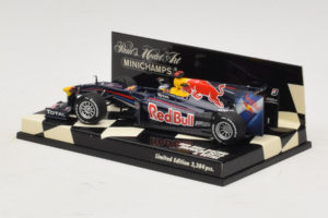 Red Bull Racing RB6 S. Vettel F1 Showcar 2010 Minichamps 1:43 400100075 Druckguss — Bild 3 von 5