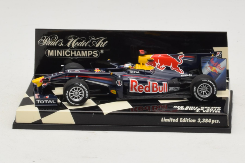 Red Bull Racing RB6 S. Vettel F1 Showcar 2010 Minichamps 1:43 400100075 Druckguss