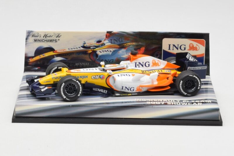 Renault R27 G. Fisichella / H. Kovalainen Showcar 2007 Minichamps 1:43 403070172 Druckguss