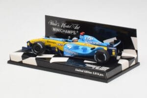 Renault R25 F. Alonso F1 World Champion Showcar 2005 Minichamps 1:43 400050075 Druckguss — Bild 2 von 5