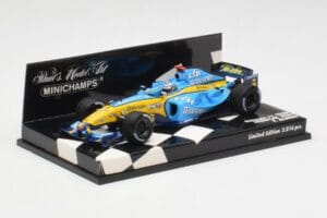 Renault R25 F. Alonso F1 World Champion Showcar 2005 Minichamps 1:43 400050075 Druckguss — Bild 3 von 5