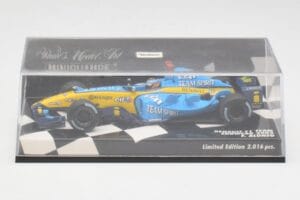 Renault R25 F. Alonso F1 World Champion Showcar 2005 Minichamps 1:43 400050075 Druckguss — Bild 4 von 5