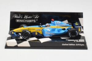 Renault R25 F. Alonso F1 World Champion Showcar 2005 Minichamps 1:43 400050075 Druckguss