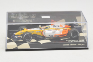 Renault R27 #3 G. Fisichella Renault F1 Team Showcar 2007 Minichamps 1:43 400070073 Druckguss — Bild 4 von 5