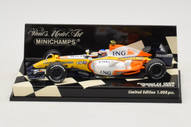 Renault R27 #4 H. Kovalainen Renault F1 Team Showcar 2007 Minichamps 1:43 400070074 Druckguss