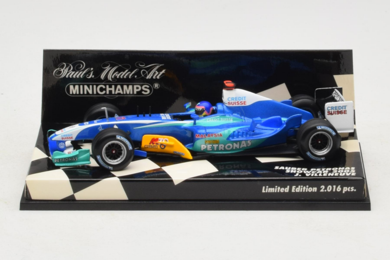 Sauber C24 Petronas #11 J. Villeneuve Sauber Petronas F1 Team Showcar 2005 Minichamps 1:43 400050081 Druckguss