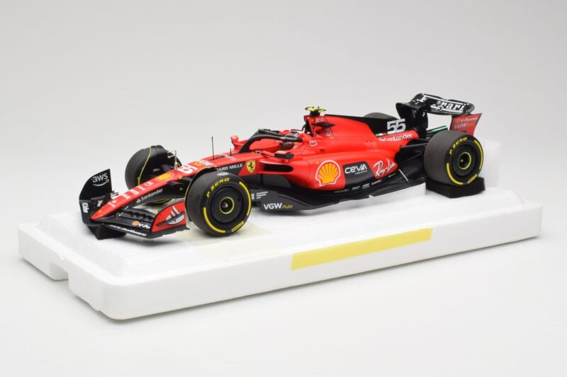 Scuderia Ferrari SF-23 #55 C. Sainz Belgian GP 2023 BBR 1:18 BBR231855C Druckguss