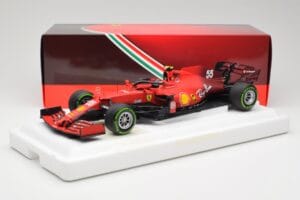 Scuderia Ferrari SF21 #55 C. Sainz Emilia Romagna GP 2021 BBR 1:18 BBR211855 Druckguss — Bild 7 von 7