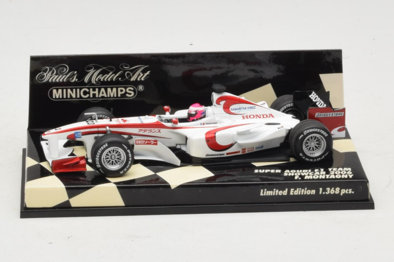 Super Aguri F. Montagny Showcar F1 2006 Minichamps 1:43 400060193 Druckguss