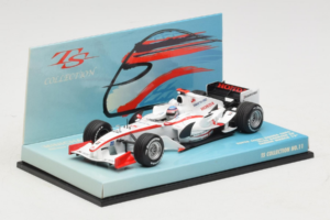 Super Aguri SA05 Honda #22 T. Sato 1st GP Bahrain 2006 Minichamps 1:43 518064322 Druckguss — Bild 2 von 5
