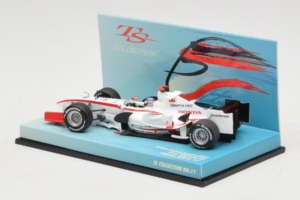 Super Aguri SA05 Honda #22 T. Sato 1st GP Bahrain 2006 Minichamps 1:43 518064322 Druckguss — Bild 3 von 5