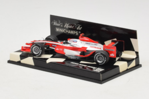 Super Aguri SA08 Honda #18 T. Sato F1 2008 Minichamps 1:43 400080018 Druckguss — Bild 3 von 5