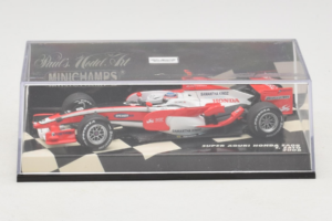 Super Aguri SA08 Honda #18 T. Sato F1 2008 Minichamps 1:43 400080018 Druckguss — Bild 4 von 5