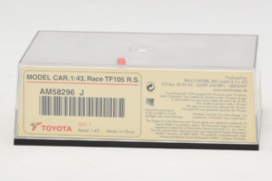 Toyota TF105 #17 R. Schumacher Panasonic Toyota Racing F1 2005 Minichamps 1:43 AM58296 Druckguss — Bild 5 von 5