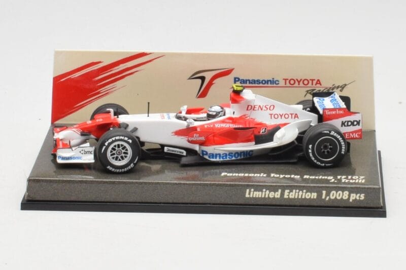 Toyota TF108 Showcar J. Trulli 2008 Minichamps 1:43 AM601297 Druckguss