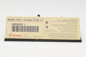 Toyota TF105 #16 J. Trulli F1 2005 Minichamps 1:43 AM58295 Druckguss — Bild 5 von 5