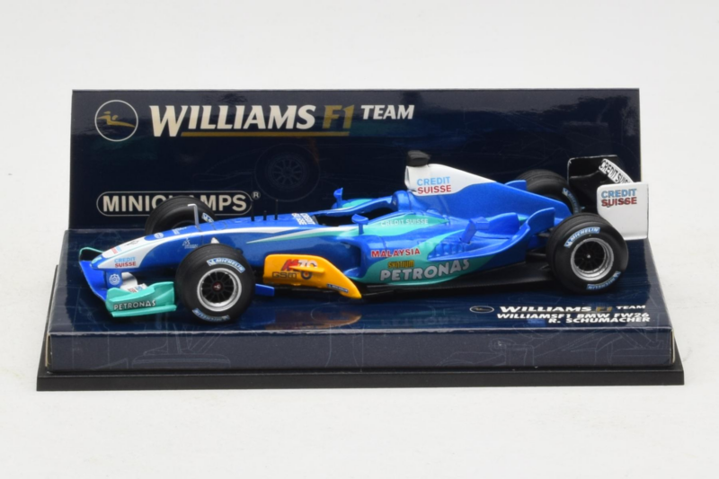 Williams FW26 BMW #4 R. Schumacher Williams BMW F1 Team 2004 Minichamps 1:43 400040004 Druckguss