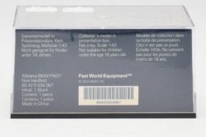 Williams FW27 BMW #16 N. Heidfeld F1 2005 Minichamps 1:43 80420404067 Druckguss — Bild 4 von 5