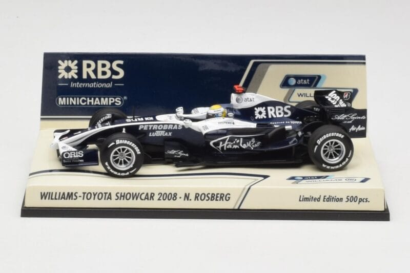 Williams FW30 N. Rosberg F1 Showcar 2008 Minichamps 1:43 403080077 Druckguss