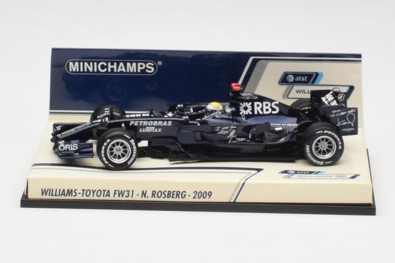 Williams FW31 Toyota #16 N. Rosberg F1 2009 Minichamps 1:43 400080207-M1 Druckguss