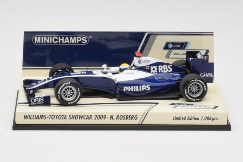 Williams FW31 N. Rosberg F1 Showcar 2009 Minichamps 1:43 Williams FW31 N. Rosberg F1 Showcar 2009 Minichamps 1:43 400090086 Druckguss