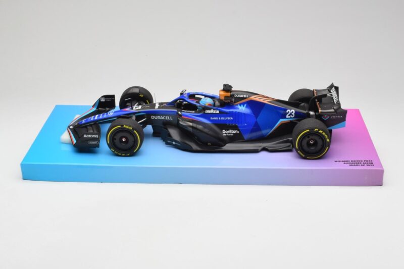 Williams FW44 #23 A. Albon Miami GP 2022 Minichamps 1:18 147220523 Druckguss