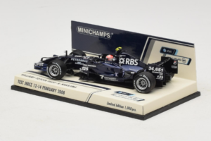 Williams FW30 Toyota #8 K. Nakajima Test Jerez Feb 2008 Minichamps 1:43 400080208 Druckguss — Bild 3 von 5