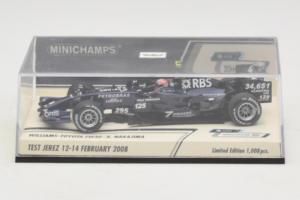 Williams FW30 Toyota #8 K. Nakajima Test Jerez Feb 2008 Minichamps 1:43 400080208 Druckguss — Bild 4 von 5