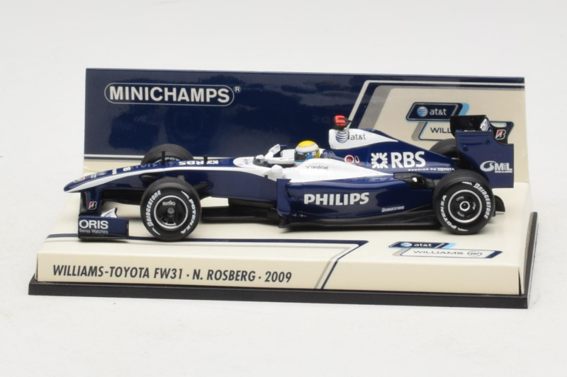Williams FW31 Toyota #16 N. Rosberg F1 2009 Minichamps 1:43 400090016 Druckguss