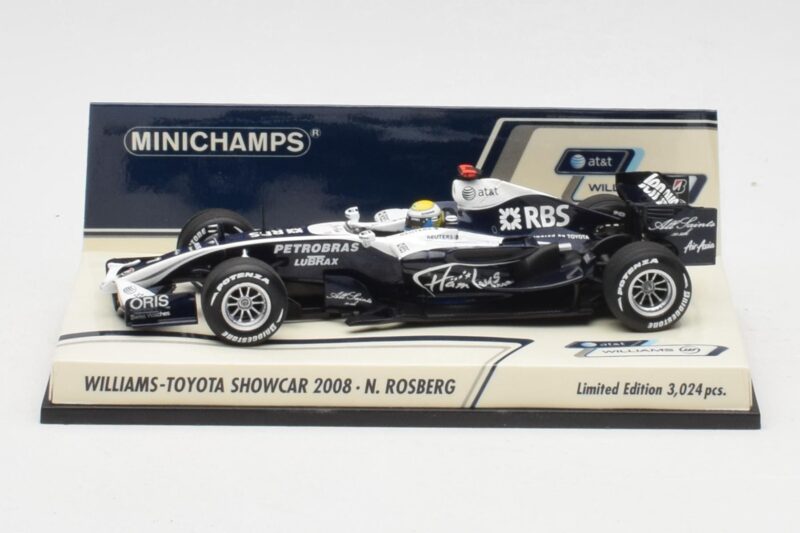 Williams FW30 Toyota Showcar #16 N. Rosberg F1 2008 Minichamps 1:43 400080077 Druckguss