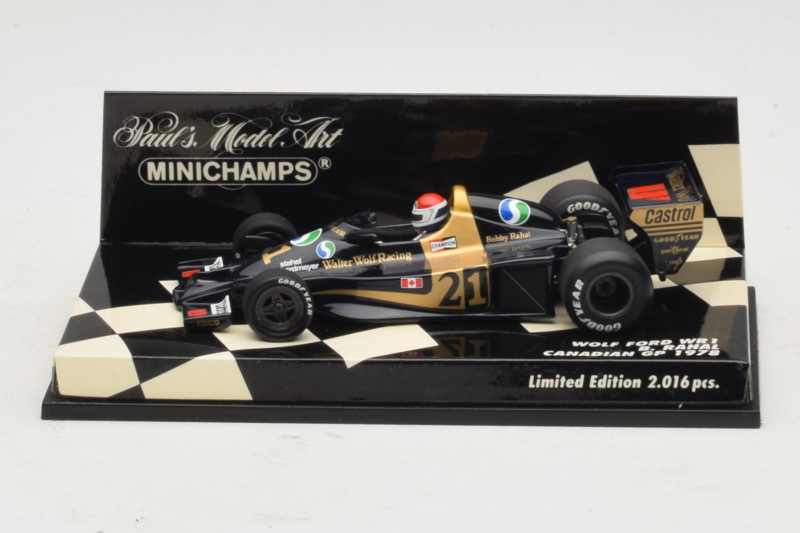 Wolf WR1 Ford B. Rahal F1 1978 Minichamps 1:43 400780021 Druckguss