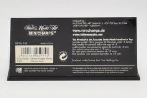 Dallara F301 Mugen Honda T. Sato Macau GP Winner 2001 Minichamps 1:43 518014306 Druckguss — Bild 4 von 5